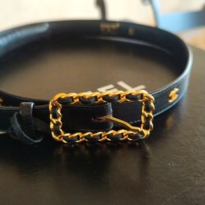 Chanel vintage belt size 80/32.